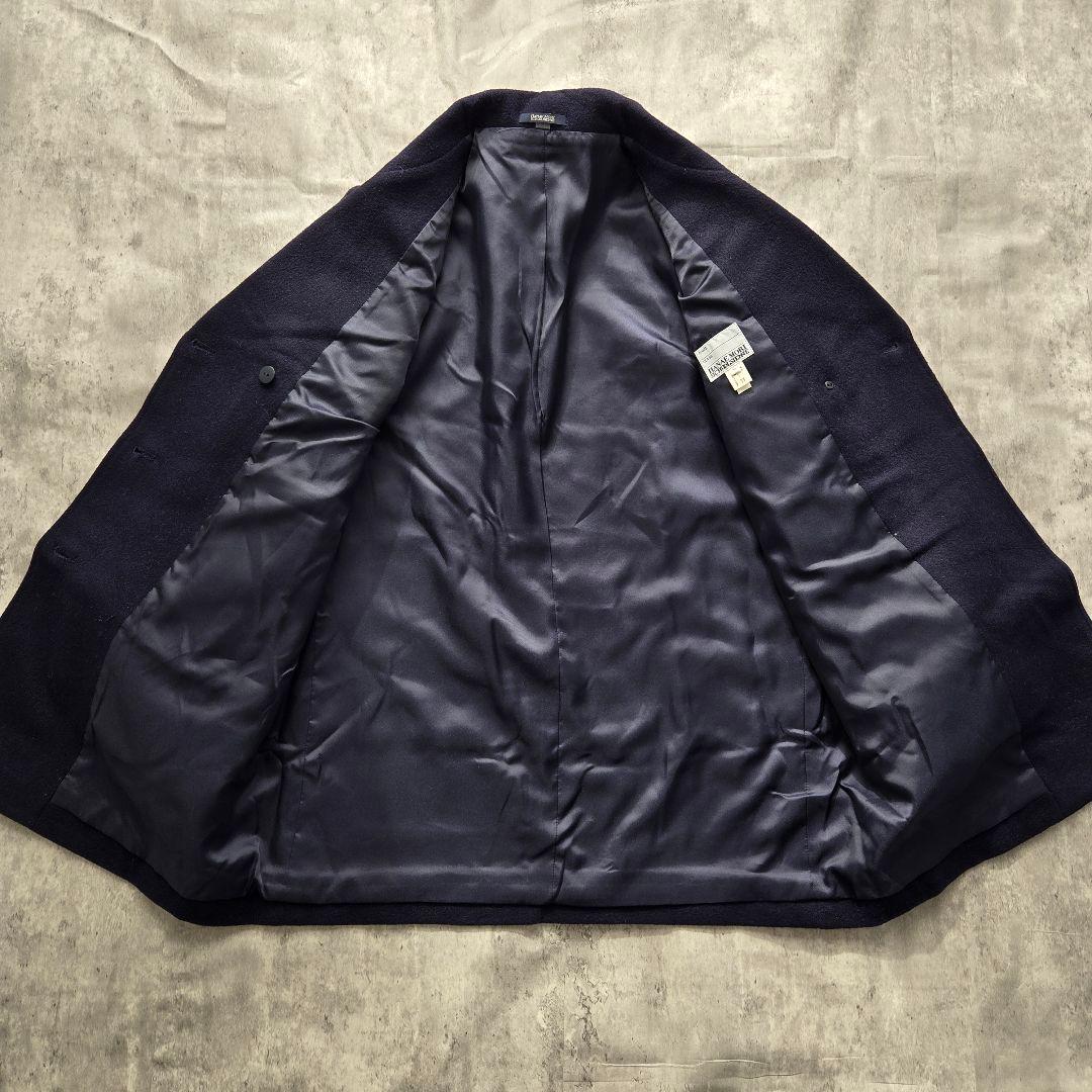 HANAE MORI スクールコート 紺ブレ ダブル　金ボタン ネイビー 日本製