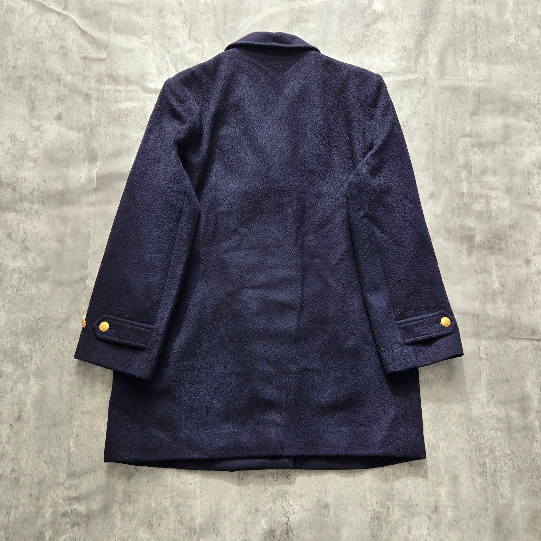 HANAE MORI スクールコート 紺ブレ ダブル　金ボタン ネイビー 日本製