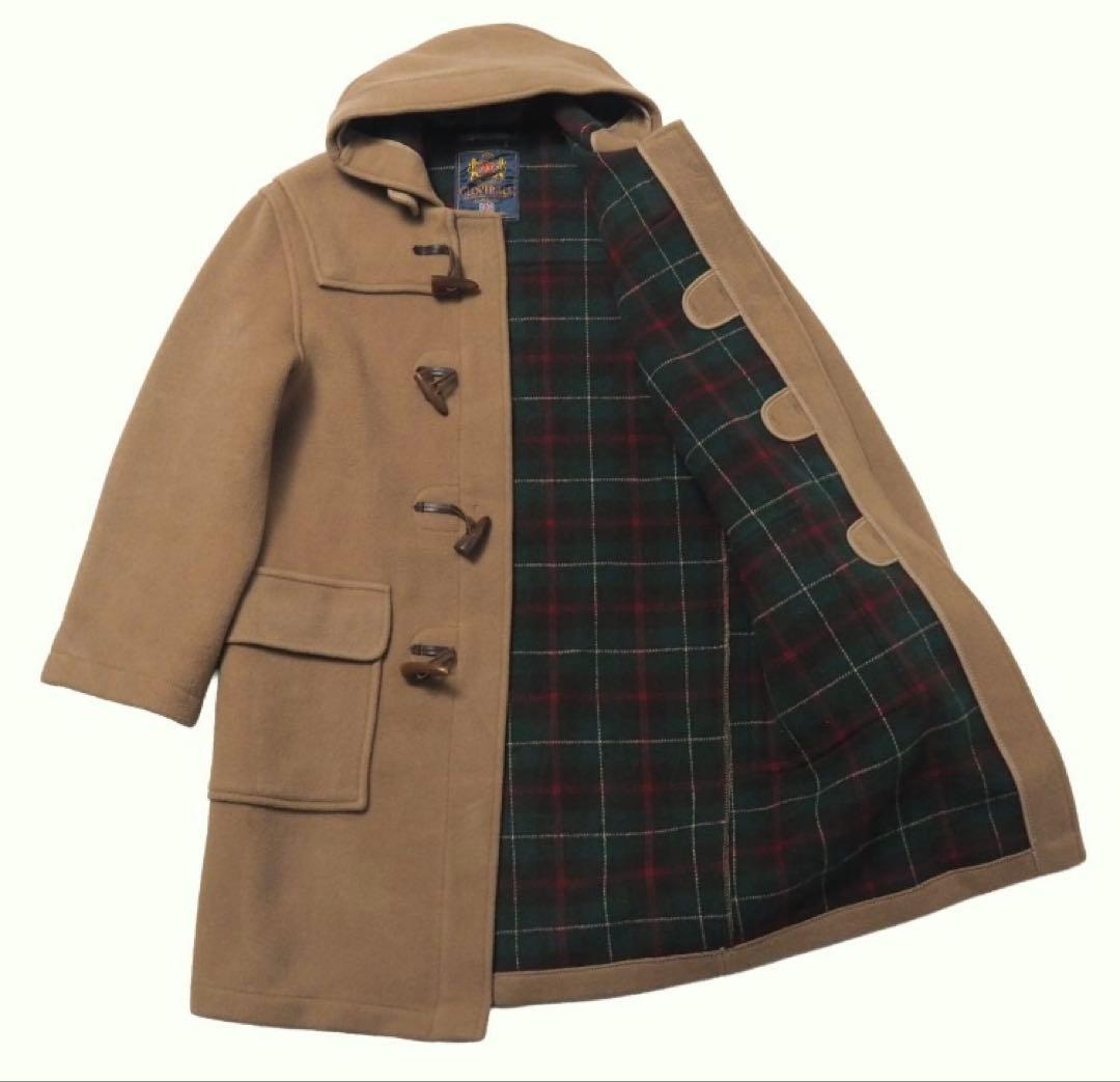 英国製　CLOVER ALL キャメル　メルトンダッフルコート　EUR 48
