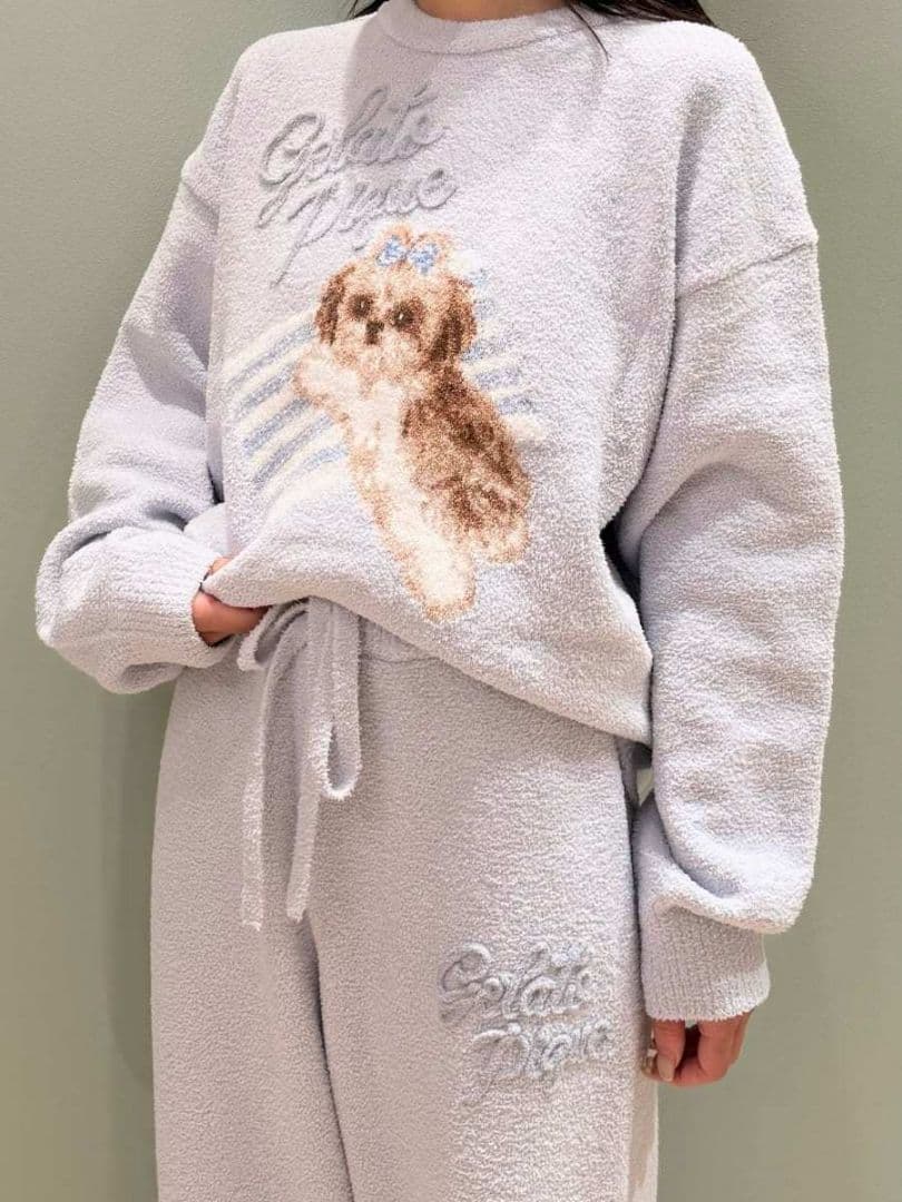 正規品♡新品♡ジェラートピケ♡シーズージャガードプルオーバー＆ロングパンツ 完売