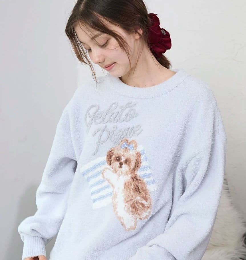 正規品♡新品♡ジェラートピケ♡シーズージャガードプルオーバー＆ロングパンツ 完売