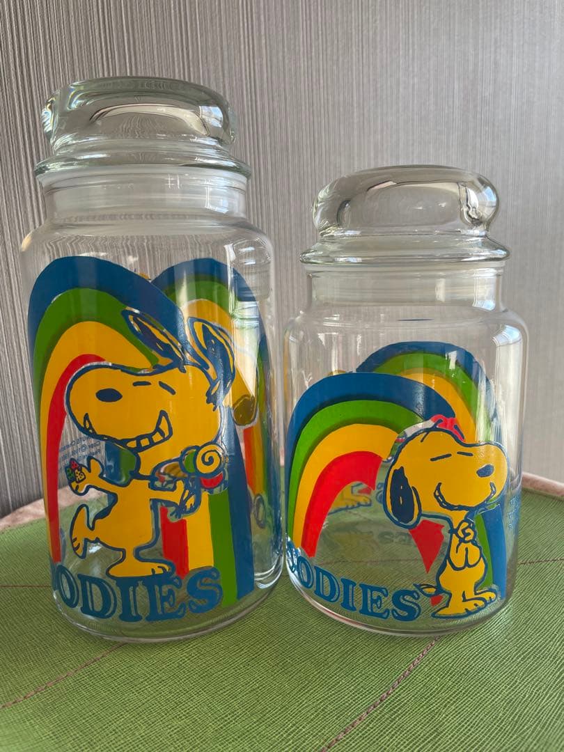 スヌーピー ガラスキャニスター 保存容器