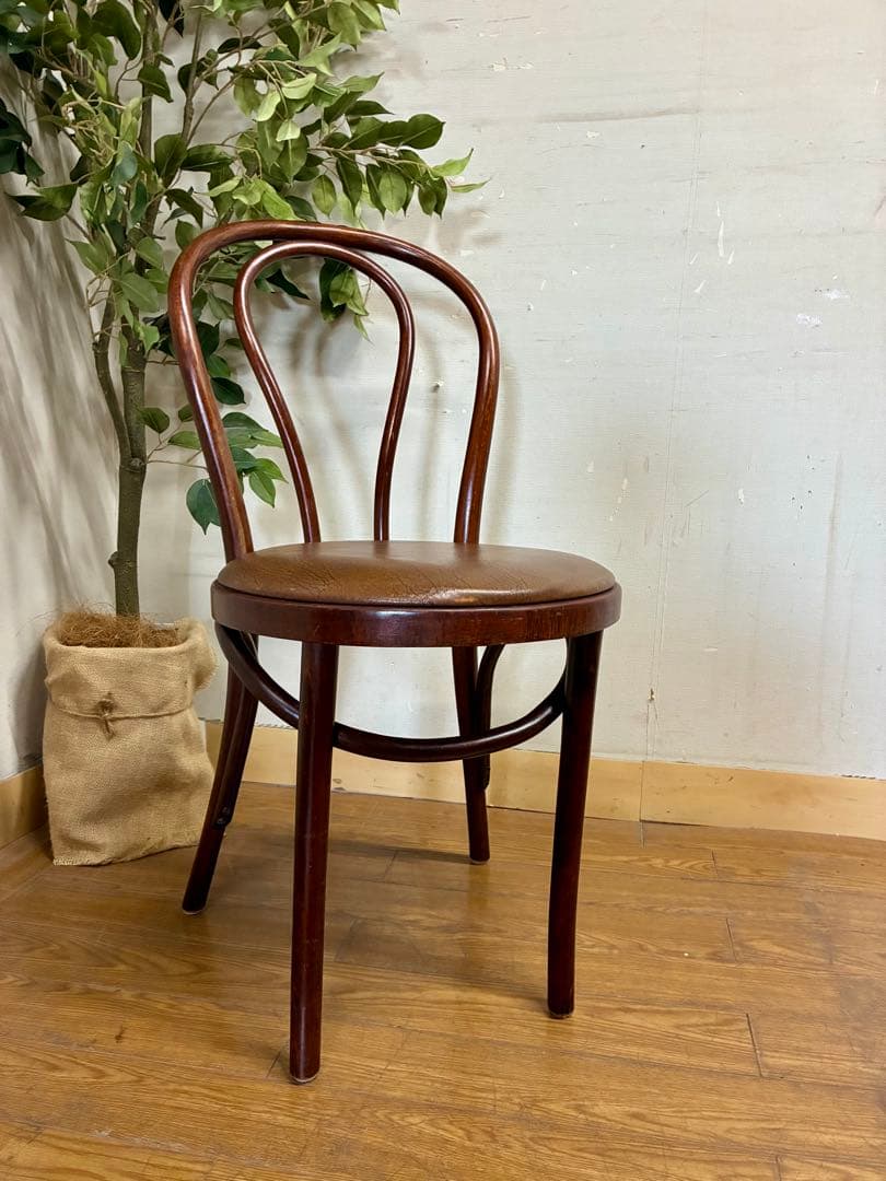 yn☆管373☆マルニmaruni☆ベントウッドチェア☆曲木椅子2脚セット