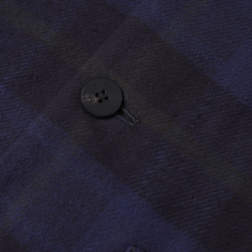ジャケット・アウター URU COTTON NEL CHECK COVERALL JACKET