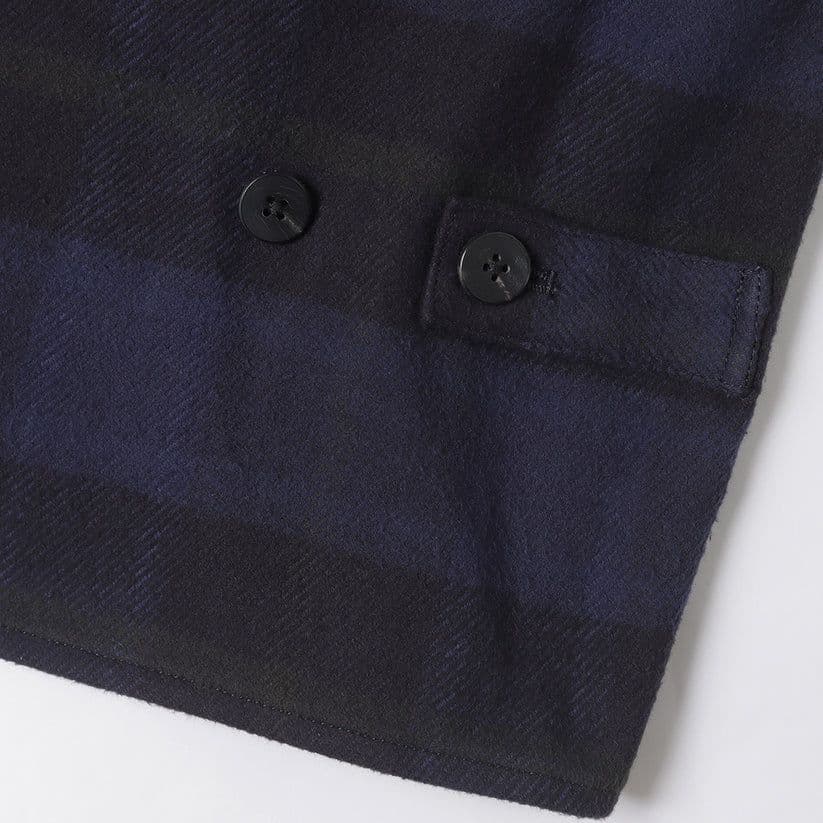 ジャケット・アウター URU COTTON NEL CHECK COVERALL JACKET