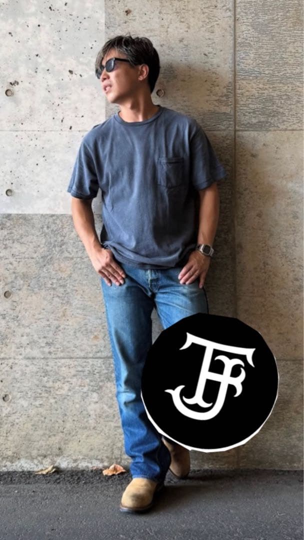 fj Tシャツ　sun fade キムタク　ベルベルジン　anytee