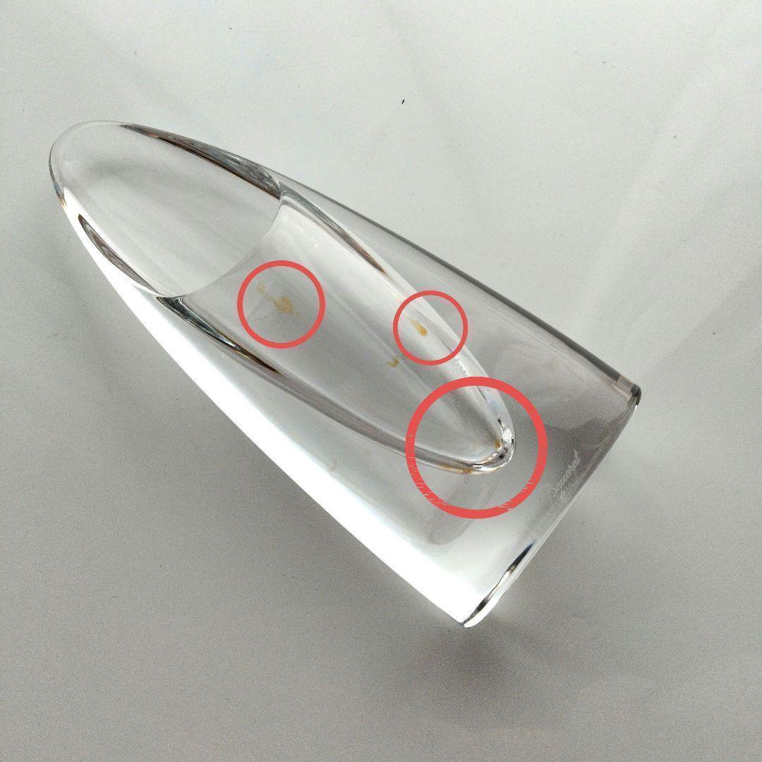 バカラ　フラワーベース　 花瓶　 エスキモー　クリスタルガラス　一輪挿し