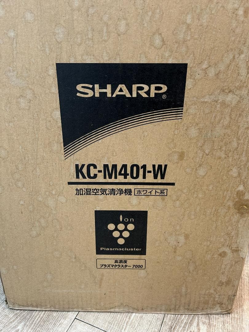 【未使用品】SHARP シャープ 加湿空気清浄機 KC-M401-W