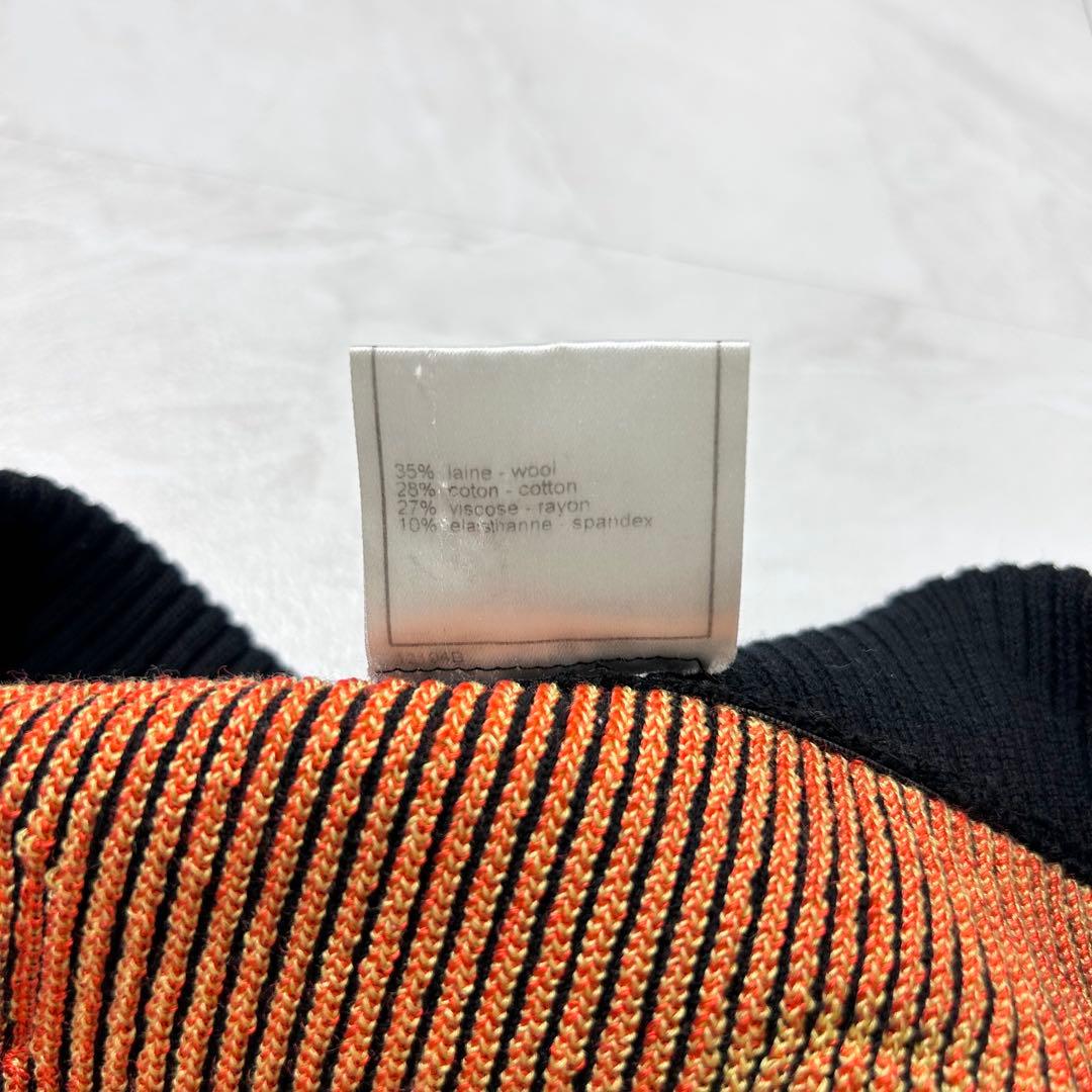 極美品 2001 CHANEL アルファベット ニット スカート ココプレート