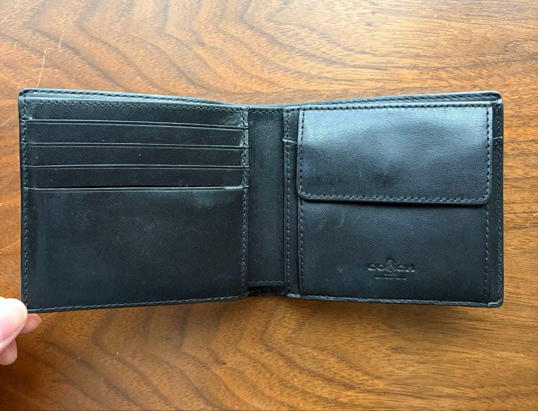 A*a様 美品　希少　coach×A BATHING APE 二つ折り財布　迷彩