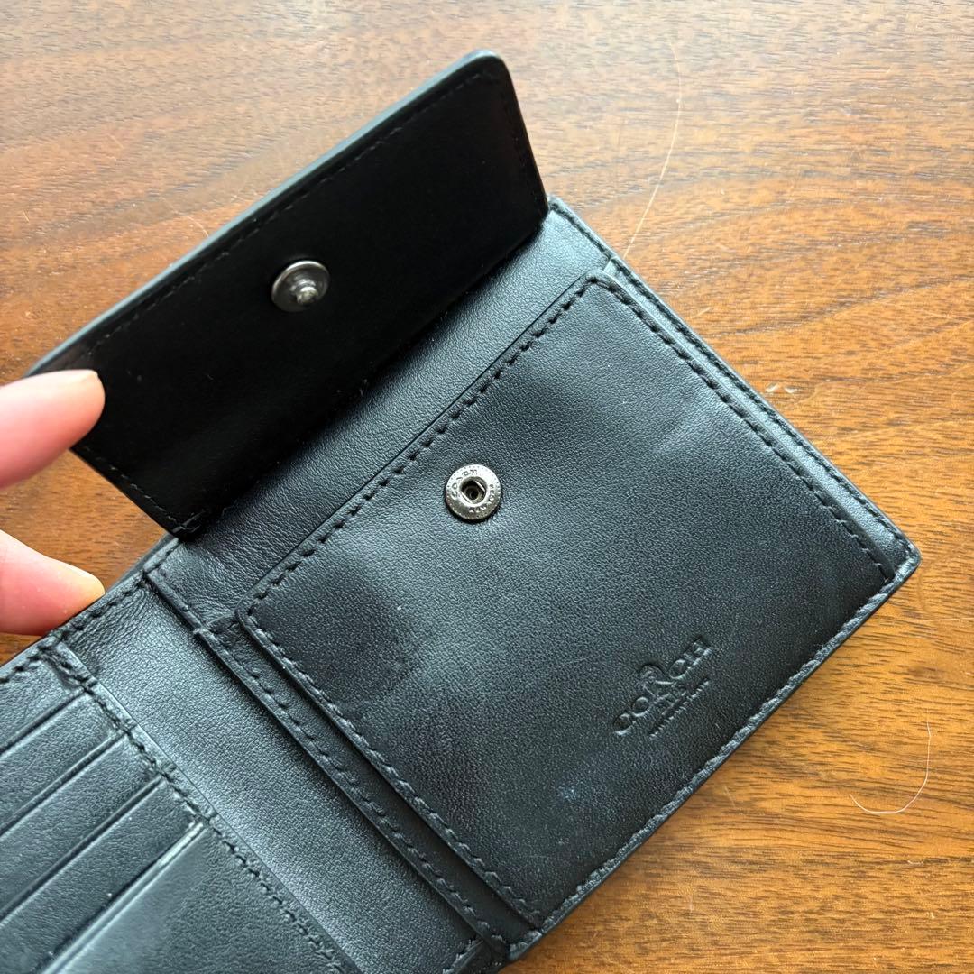 A*a様 美品　希少　coach×A BATHING APE 二つ折り財布　迷彩