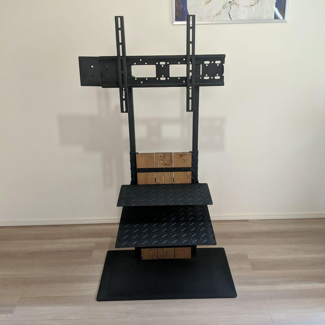 壁寄せスタンド　インダストリアル　テレビスタンド