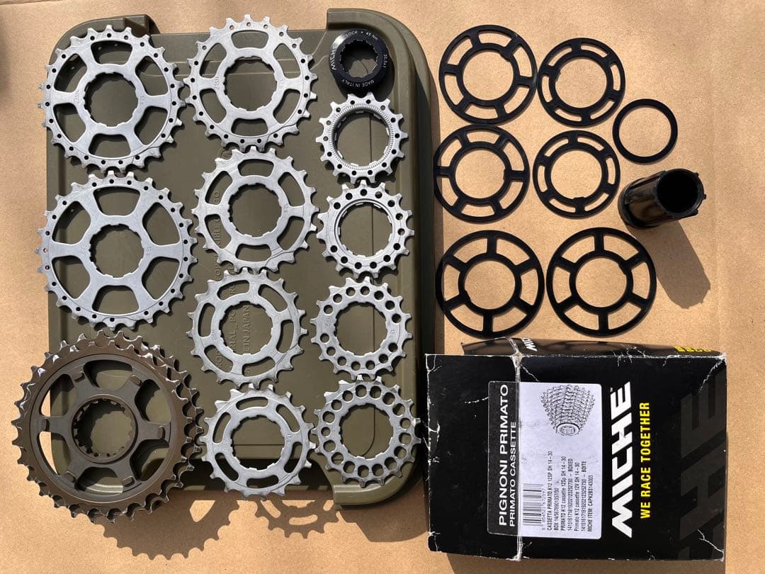 MICHE スプロケ 14-30 シマノ12速互換 ギア規制対応