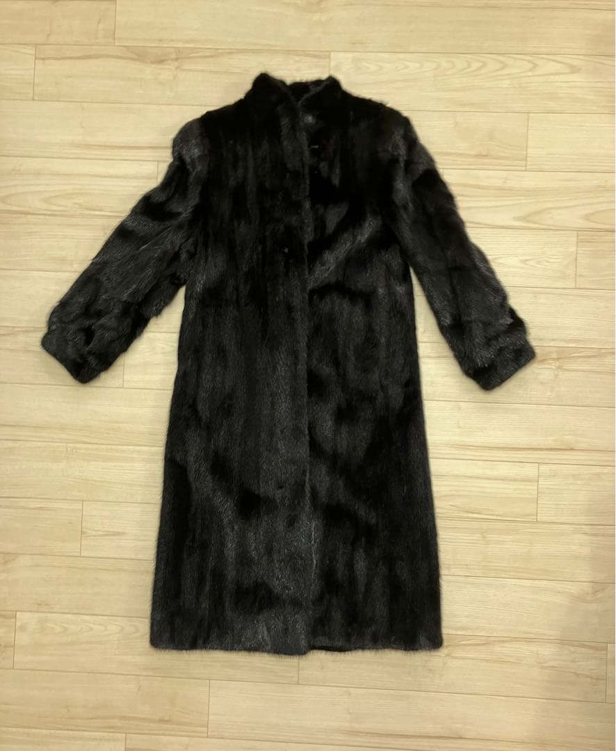 【美品】サガミンク ロングコート