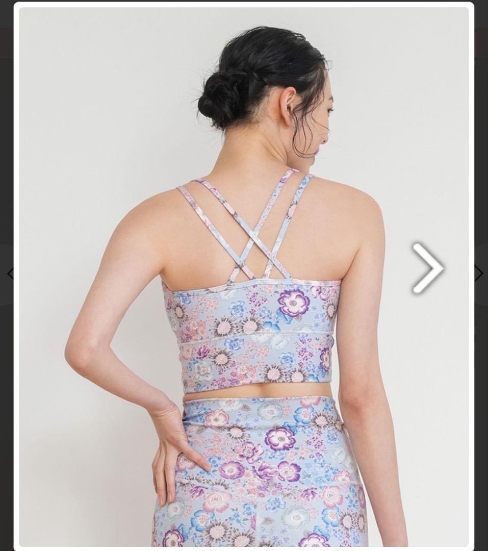 【SUKALA】エンブロイダリープリント　ヨガウェア　上下セット　Mサイズ