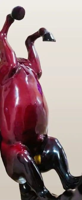 Noritake ノリタケ　競走馬跳馬　スタジオコレクション競走馬