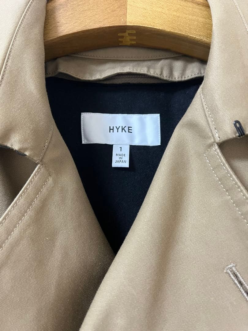ハイクHYKE★ビッグフィット トレンチコート★ベージュ