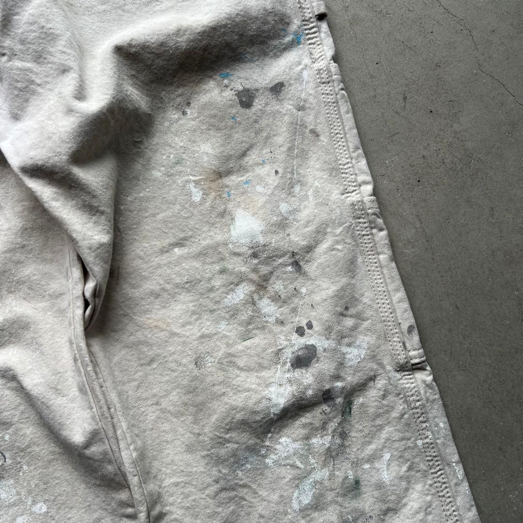 DICKIES ペンキ グランジ ホワイト ペインターパンツ W30