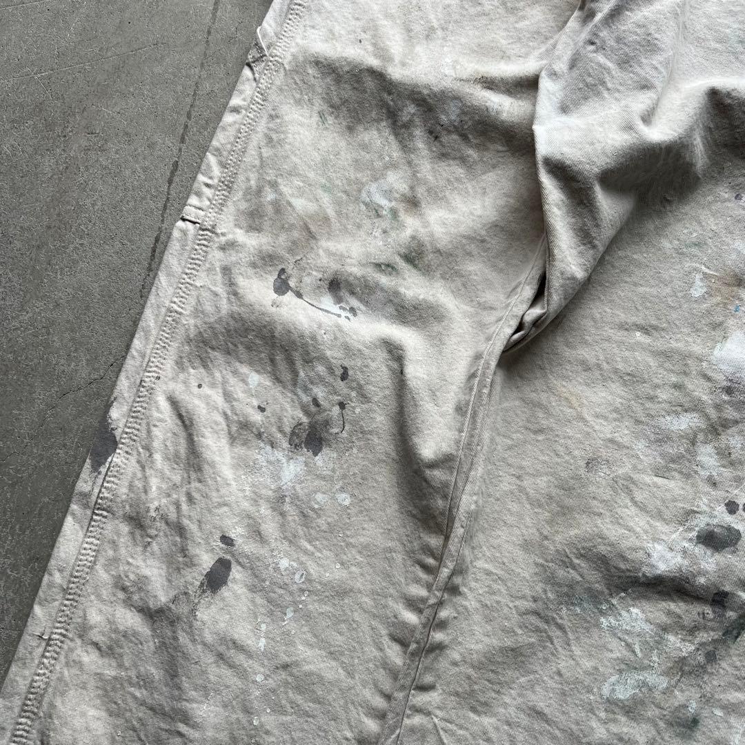 DICKIES ペンキ グランジ ホワイト ペインターパンツ W30