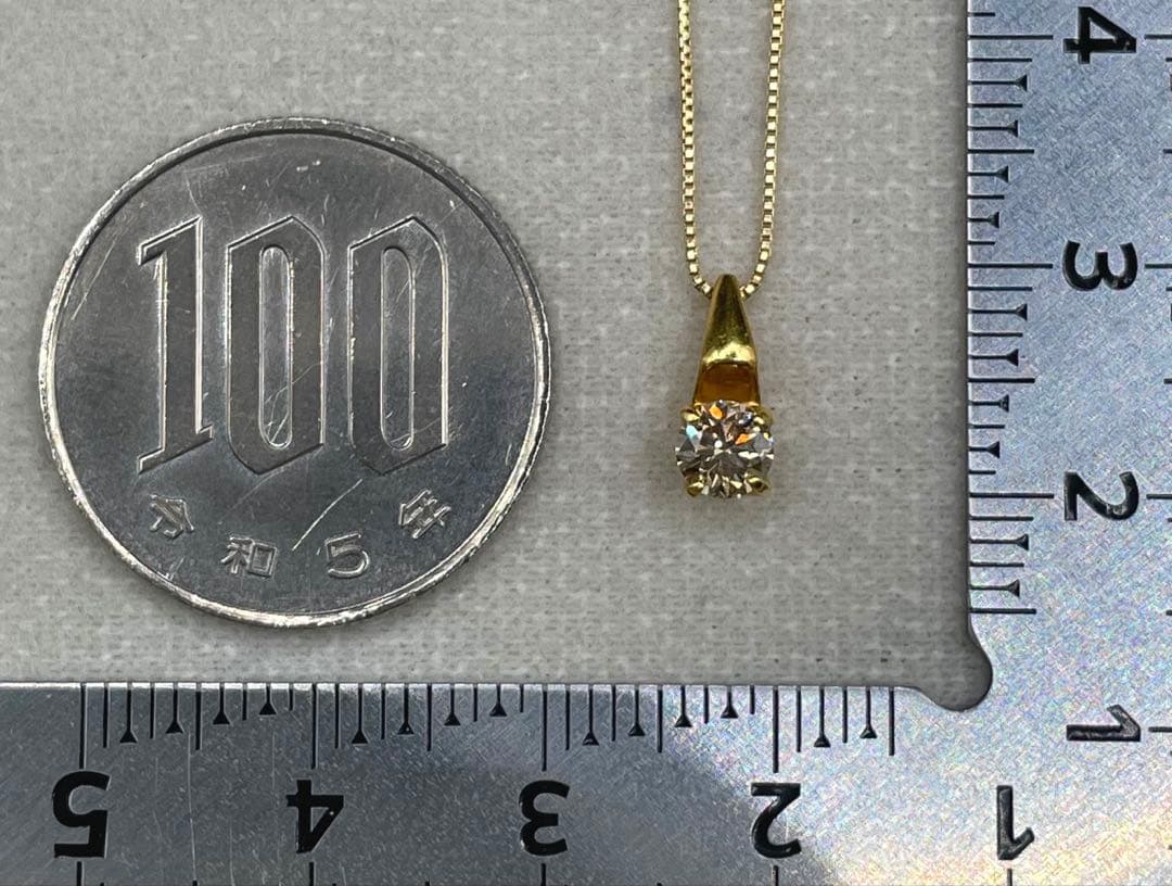 JA115★高級 ダイヤモンド0.3ct K24 ペンダントヘッド