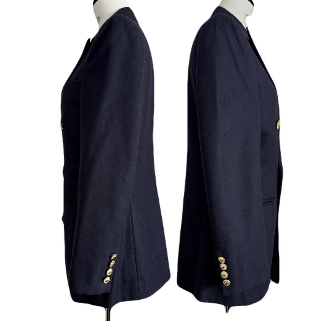 白クマちゃん　 美品 ラルフローレン 紺ブレ 金ボタン ブレザー