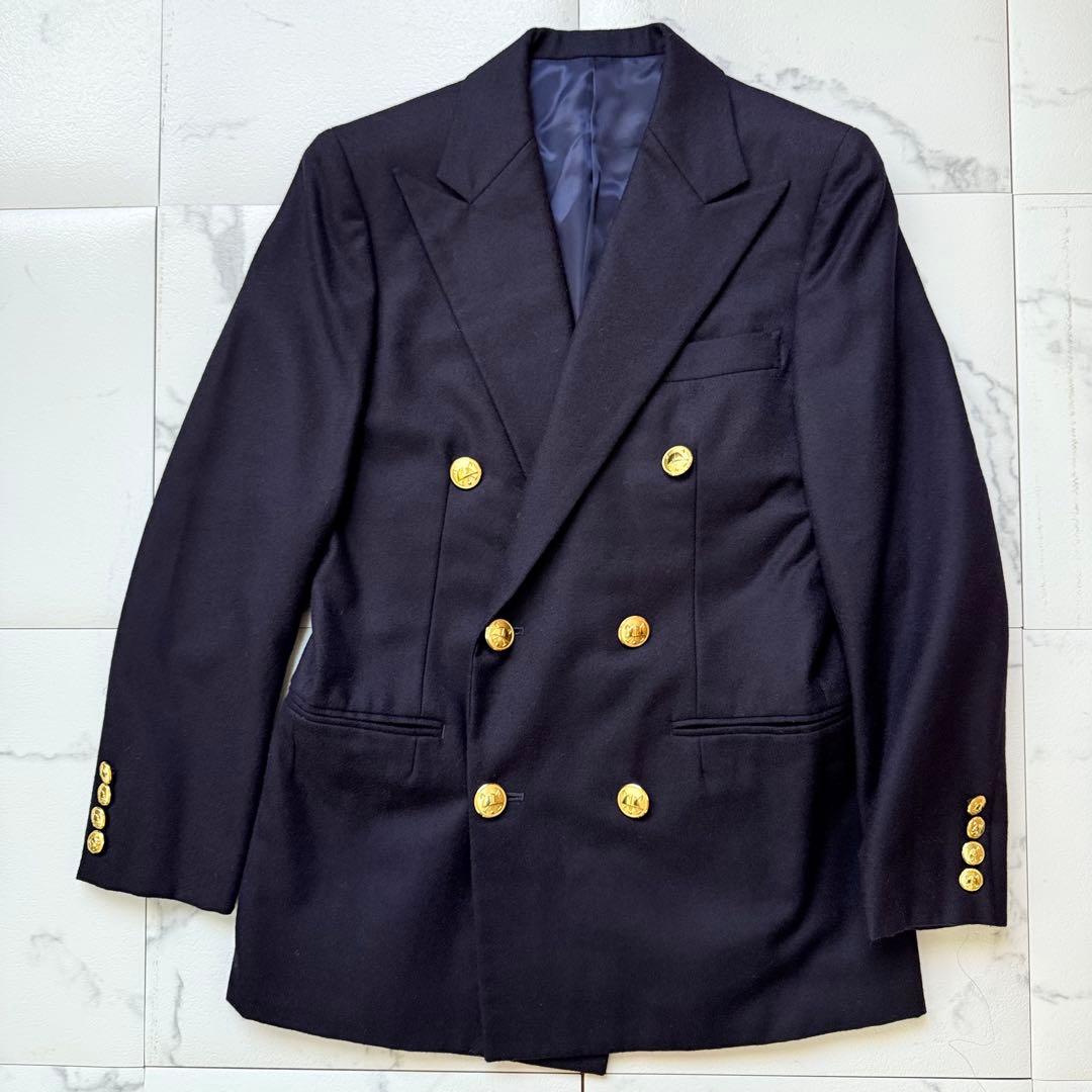 白クマちゃん　 美品 ラルフローレン 紺ブレ 金ボタン ブレザー
