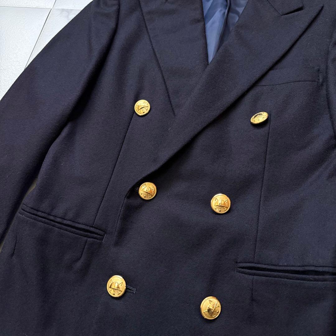 白クマちゃん　 美品 ラルフローレン 紺ブレ 金ボタン ブレザー