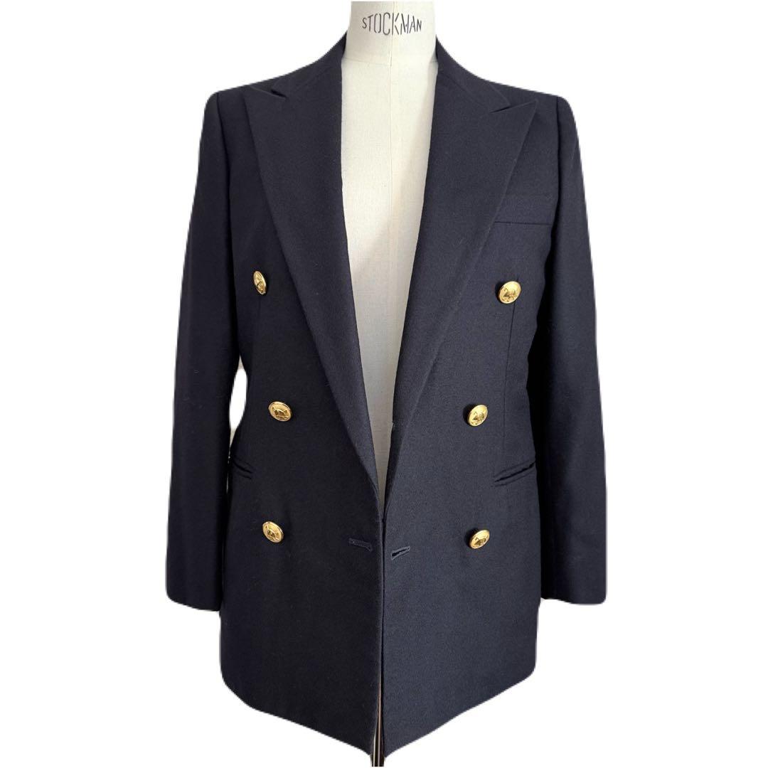 白クマちゃん　 美品 ラルフローレン 紺ブレ 金ボタン ブレザー