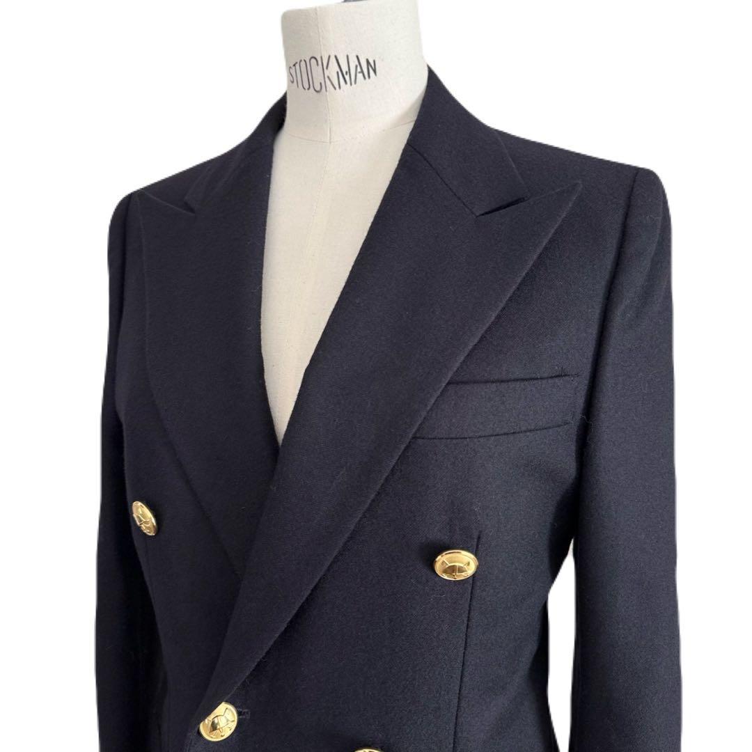 白クマちゃん　 美品 ラルフローレン 紺ブレ 金ボタン ブレザー