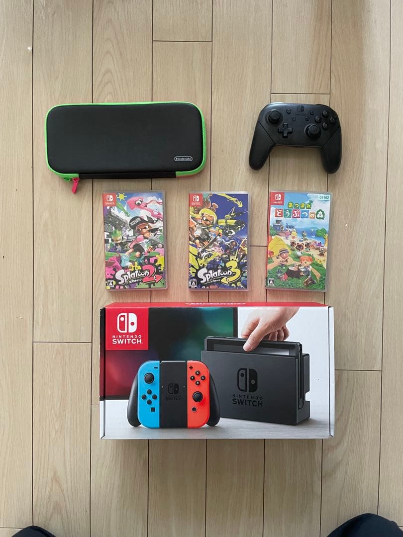 Nintendo Switch 本体 カセット　プロコン付き
