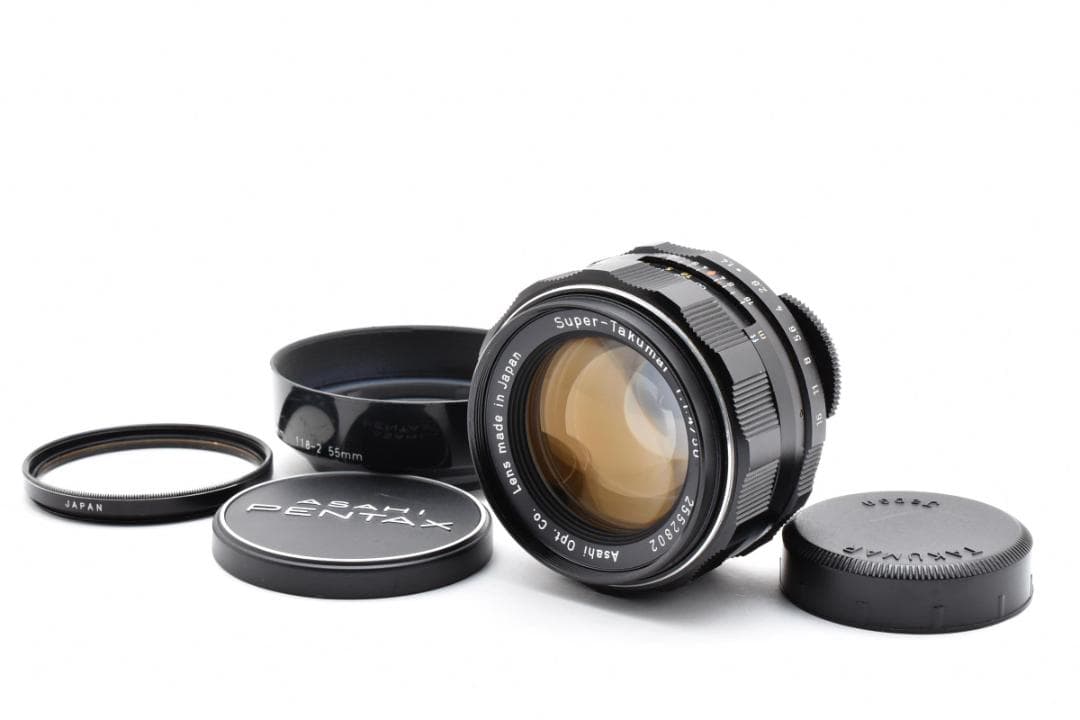 【黄変なし】Super Takumar 50mm F1.4 フード付 C109