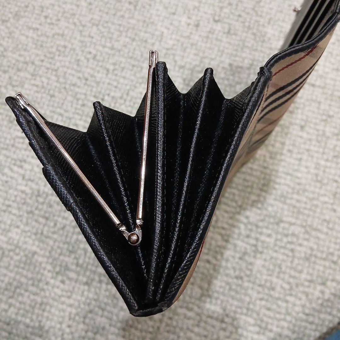 BURBERRY チェック柄 長財布