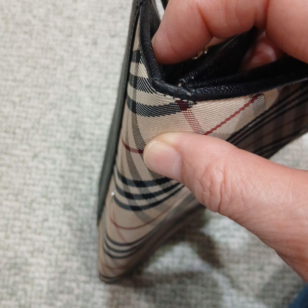 BURBERRY チェック柄 長財布