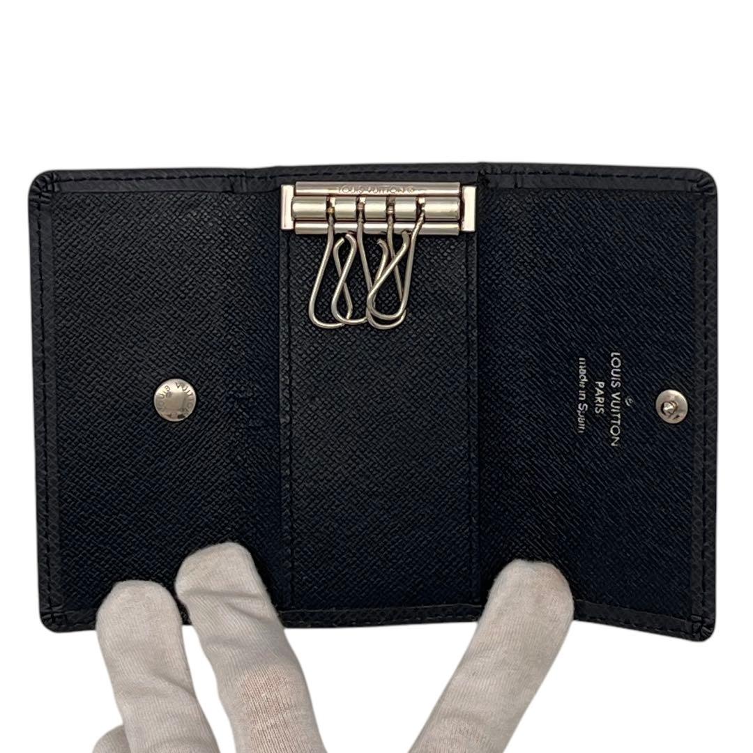 ✨超美品✨ルイ・ヴィトン　キーケース　4連キーケース　タイガ　ブラック