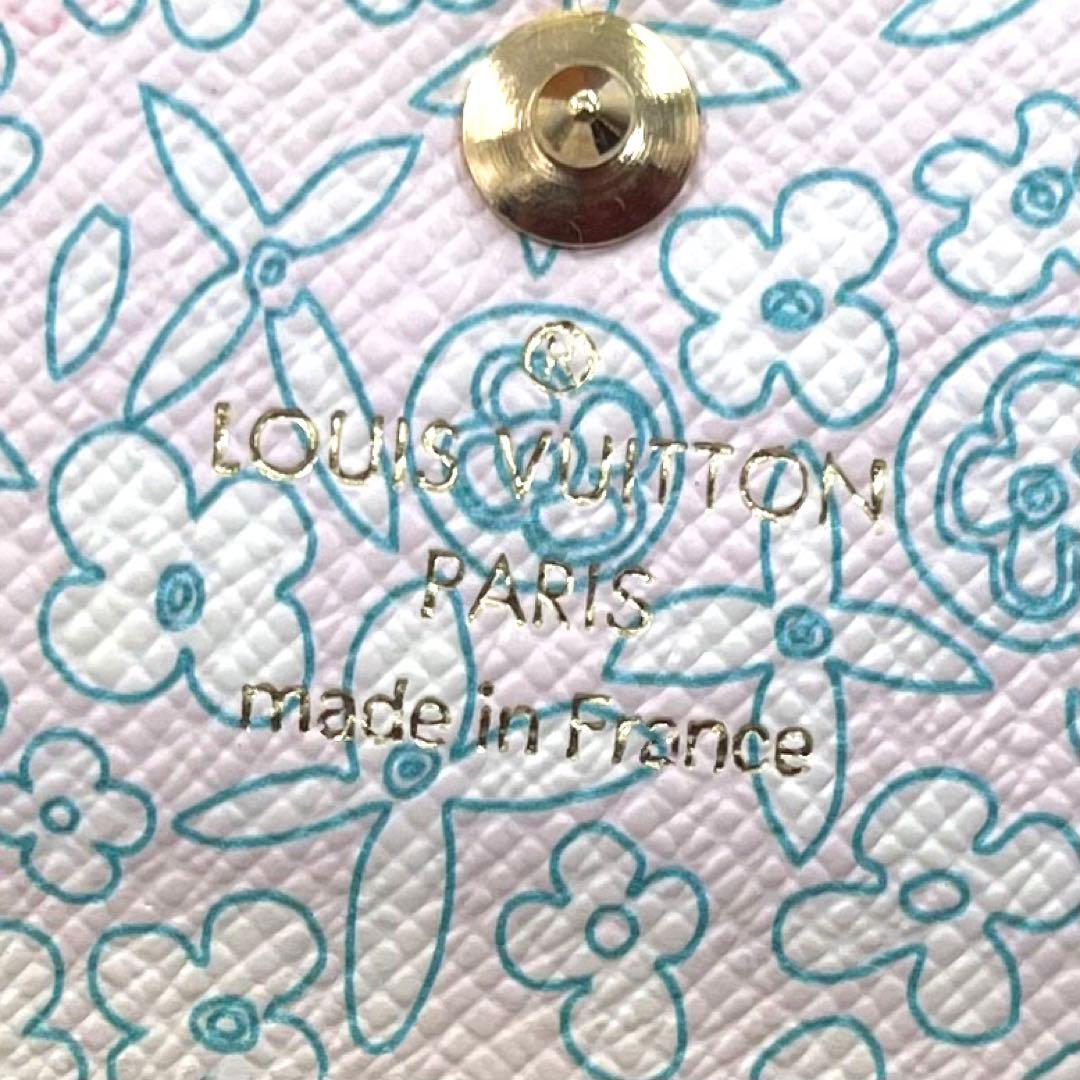 ルイヴィトン　モノグラム　キーケース 　キーホルダー　フルリ 花柄 727