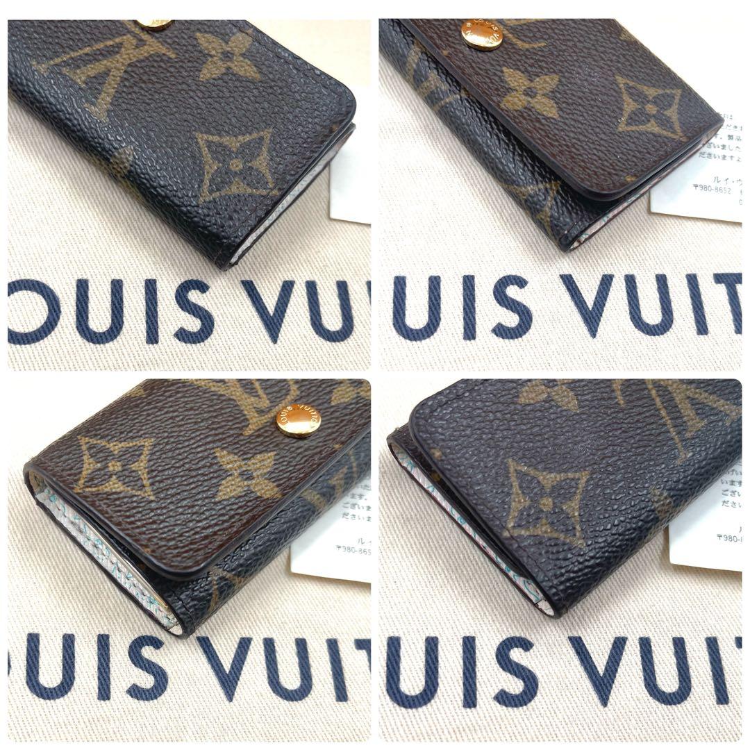 ルイヴィトン　モノグラム　キーケース 　キーホルダー　フルリ 花柄 727