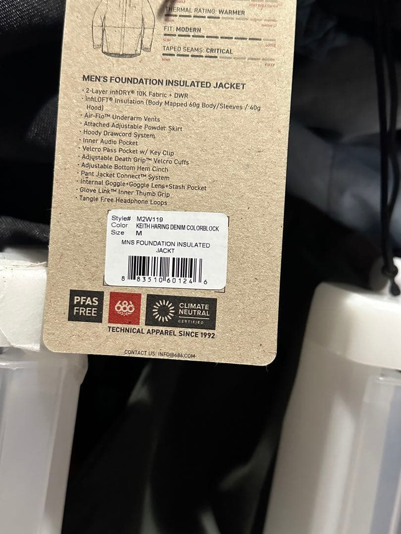 686 ウエア ジャケット Mサイズ