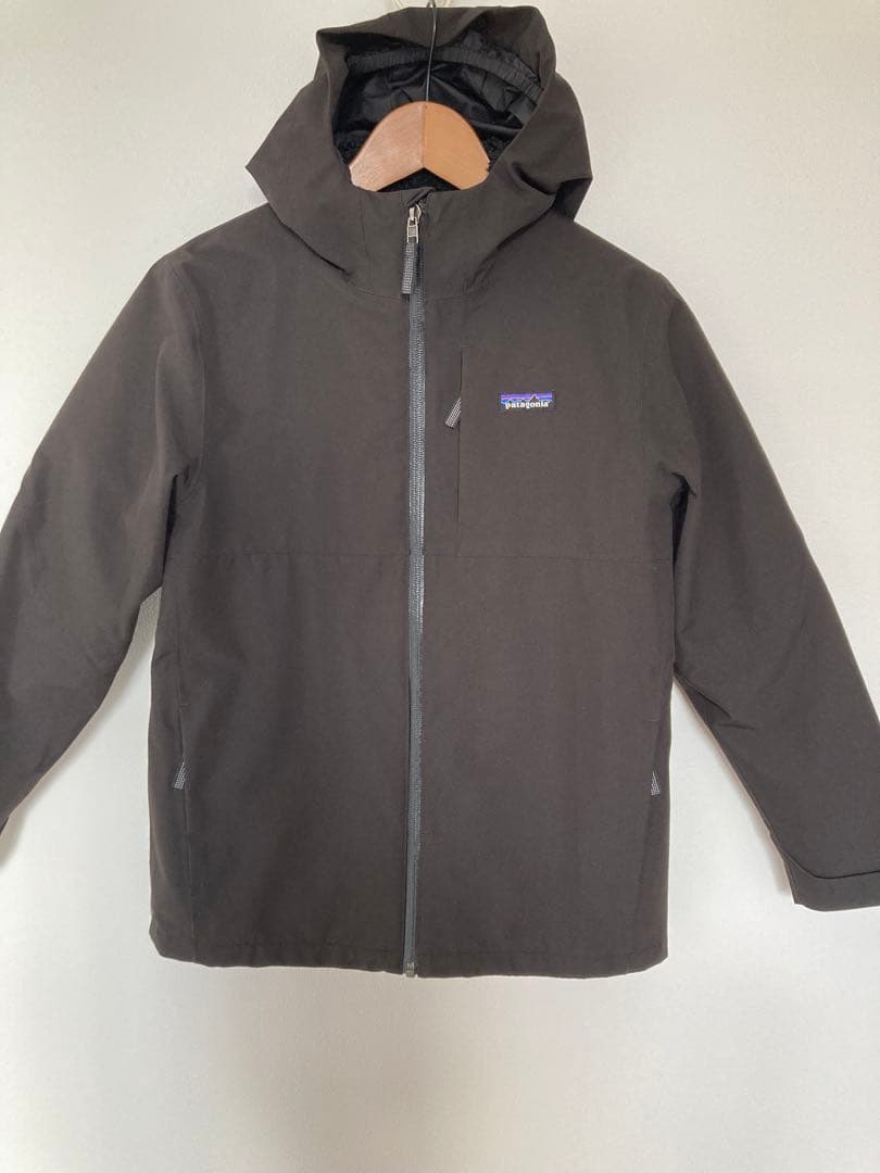 patagonia フォーインワン・エブリディジャケット　キッズ　黒　L12