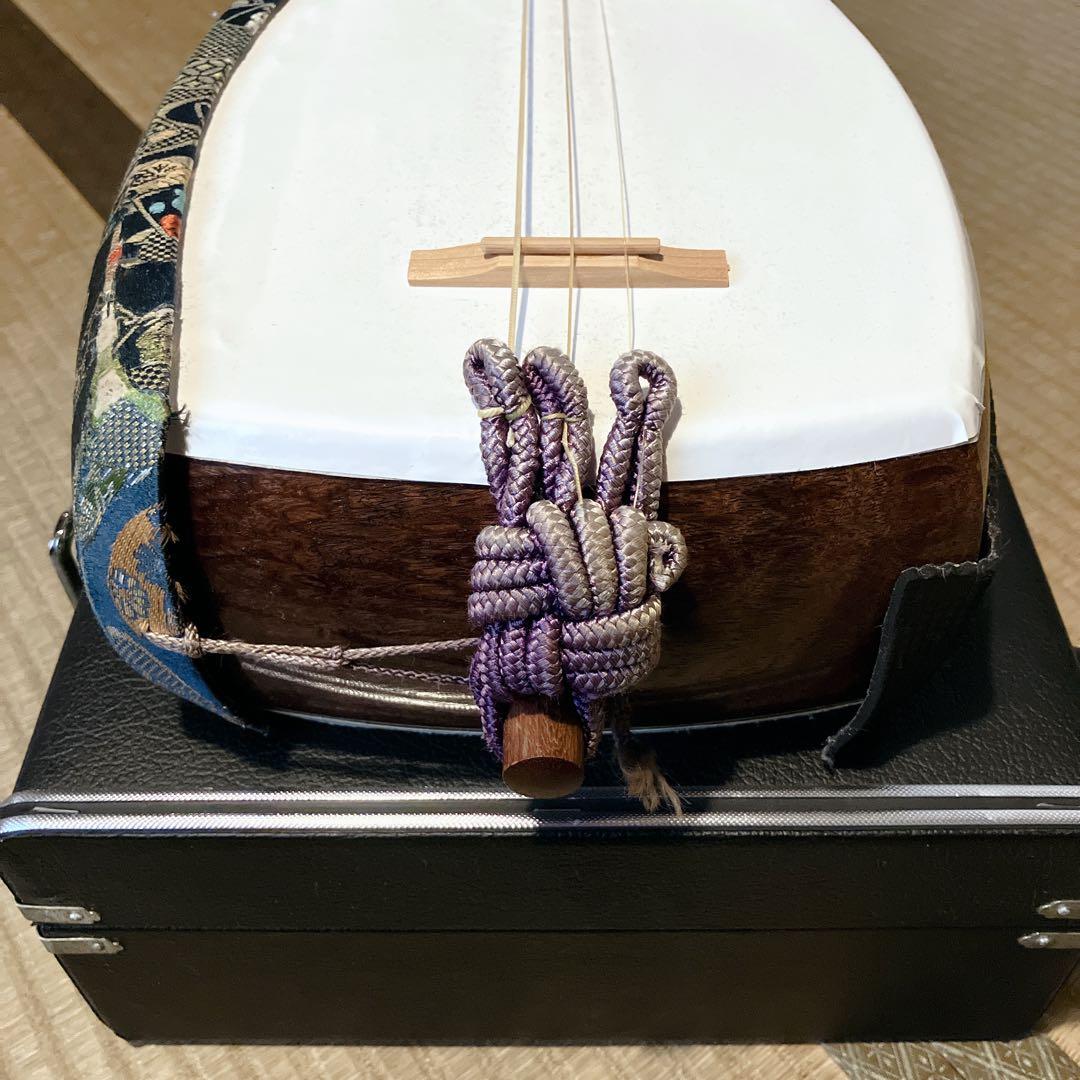 三味線 中棹 セット ハードケース付き 民謡