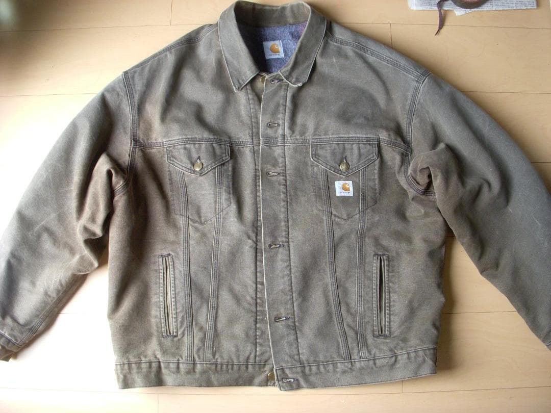 carhartt　トラッカージャケット　2xl ブラウン