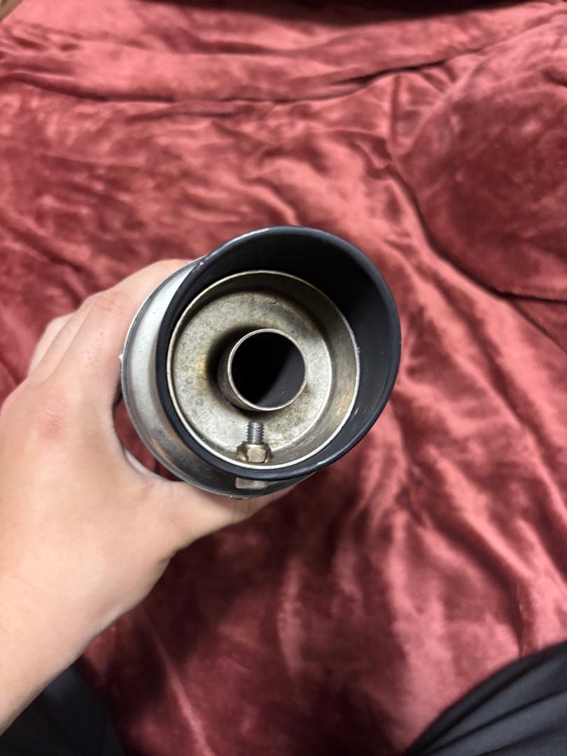 LCIPARTS製ショートカーボンスリップオンマフラー