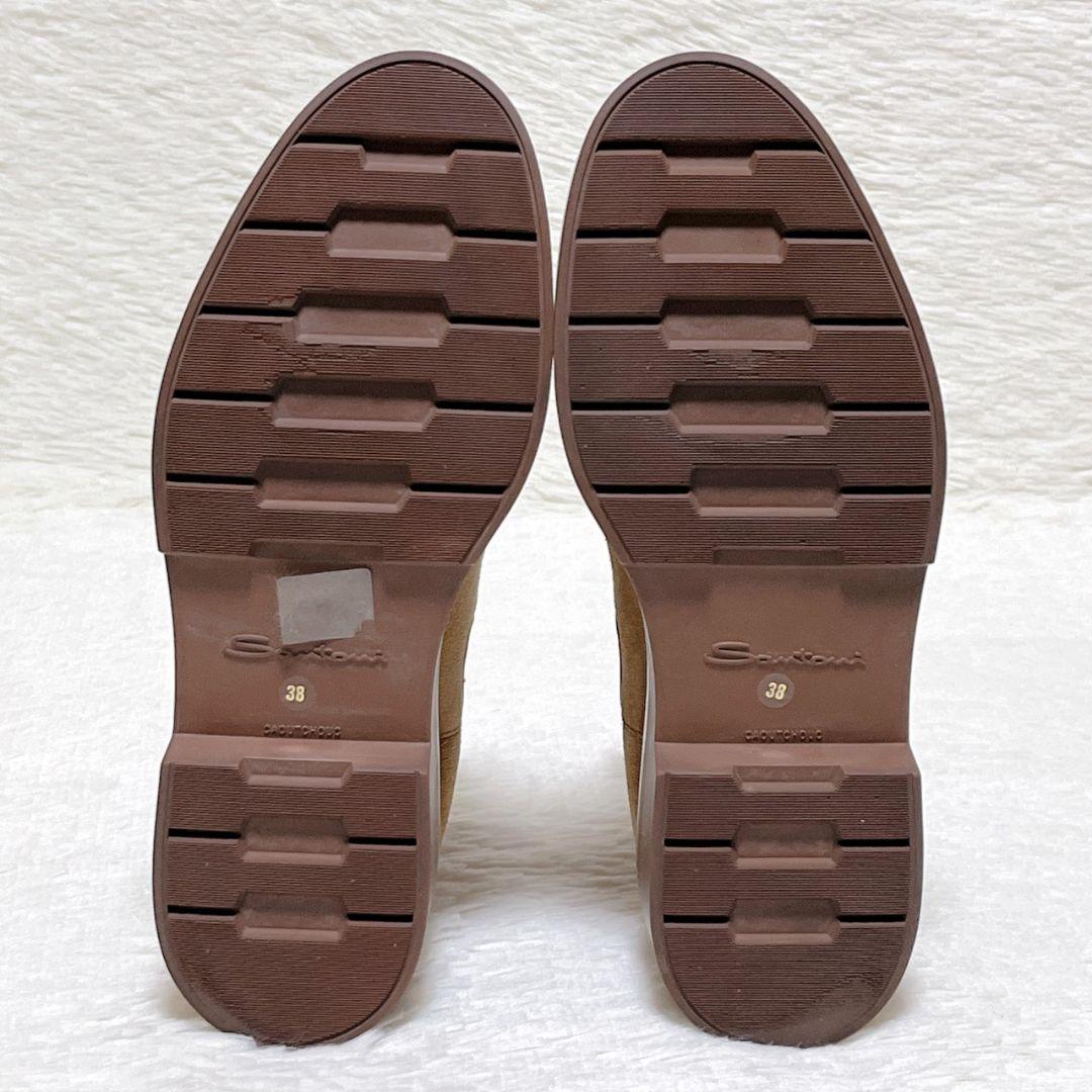 24時間限定価格​【極美品】サントーニ スエード サイドゴア ブーツ 38