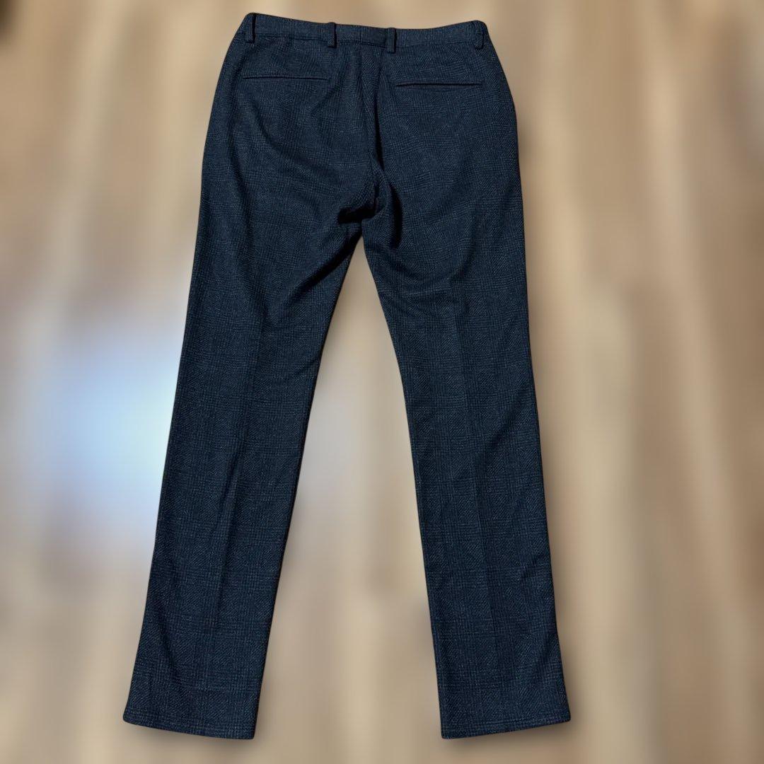 c*a様 ミックスファブリック グレンチェック柄 1プリーツ ドローコードスラッ