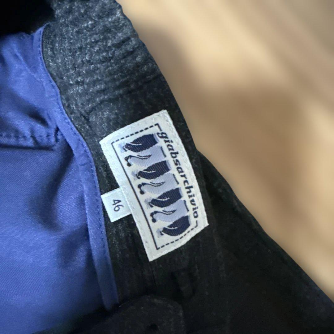 c*a様 ミックスファブリック グレンチェック柄 1プリーツ ドローコードスラッ