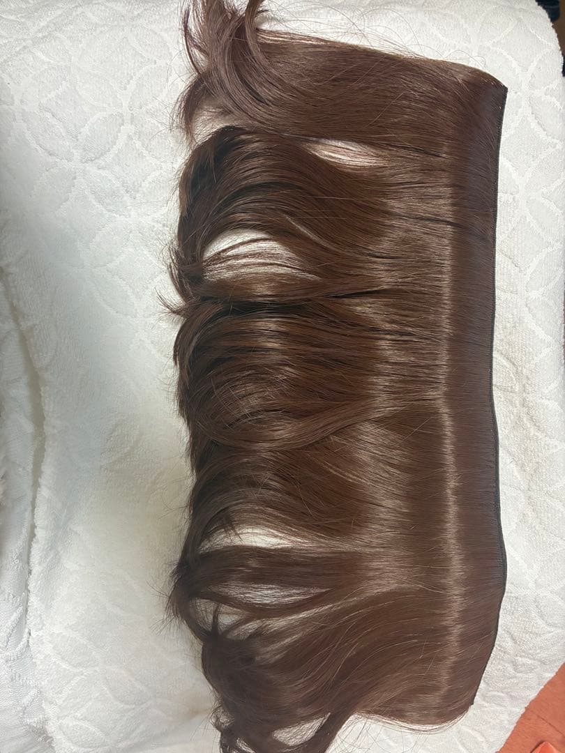 前髪ウィッグ ワンカールショートボブ モカブラウン