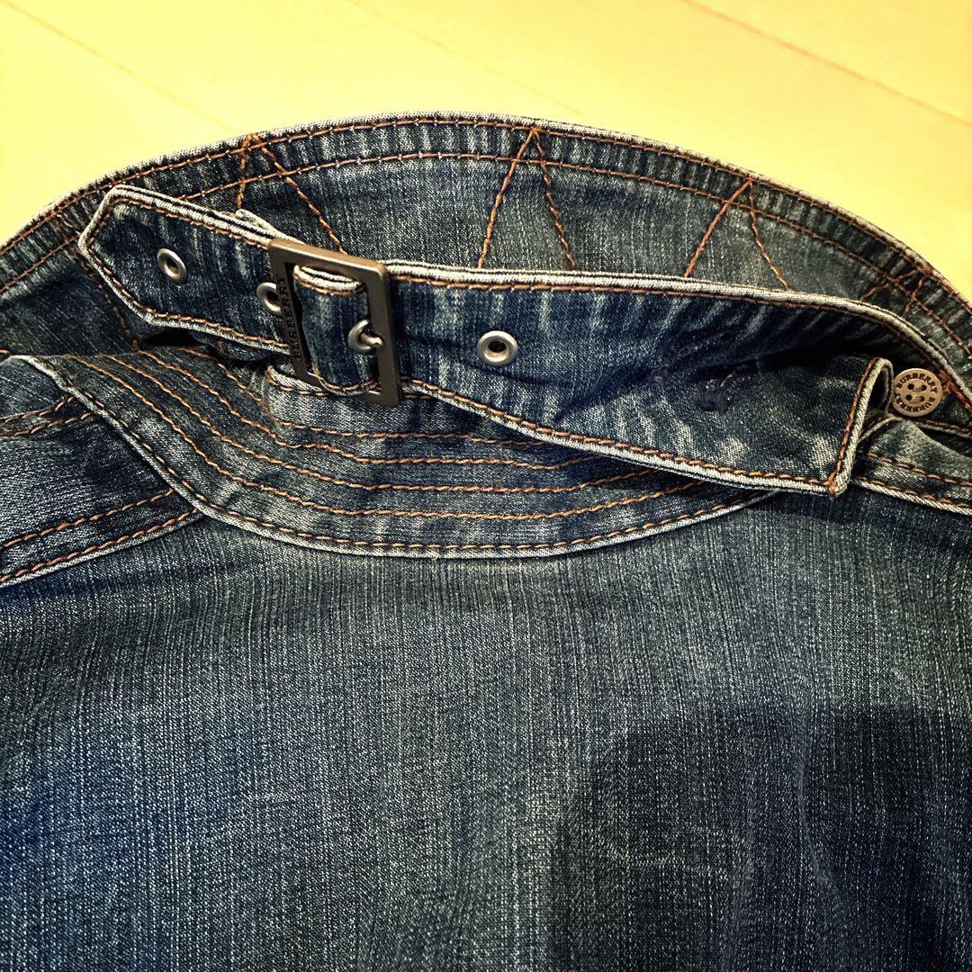 バーバリーロンドン ノバチェック裏地 デニムジャケット 40 Gジャン