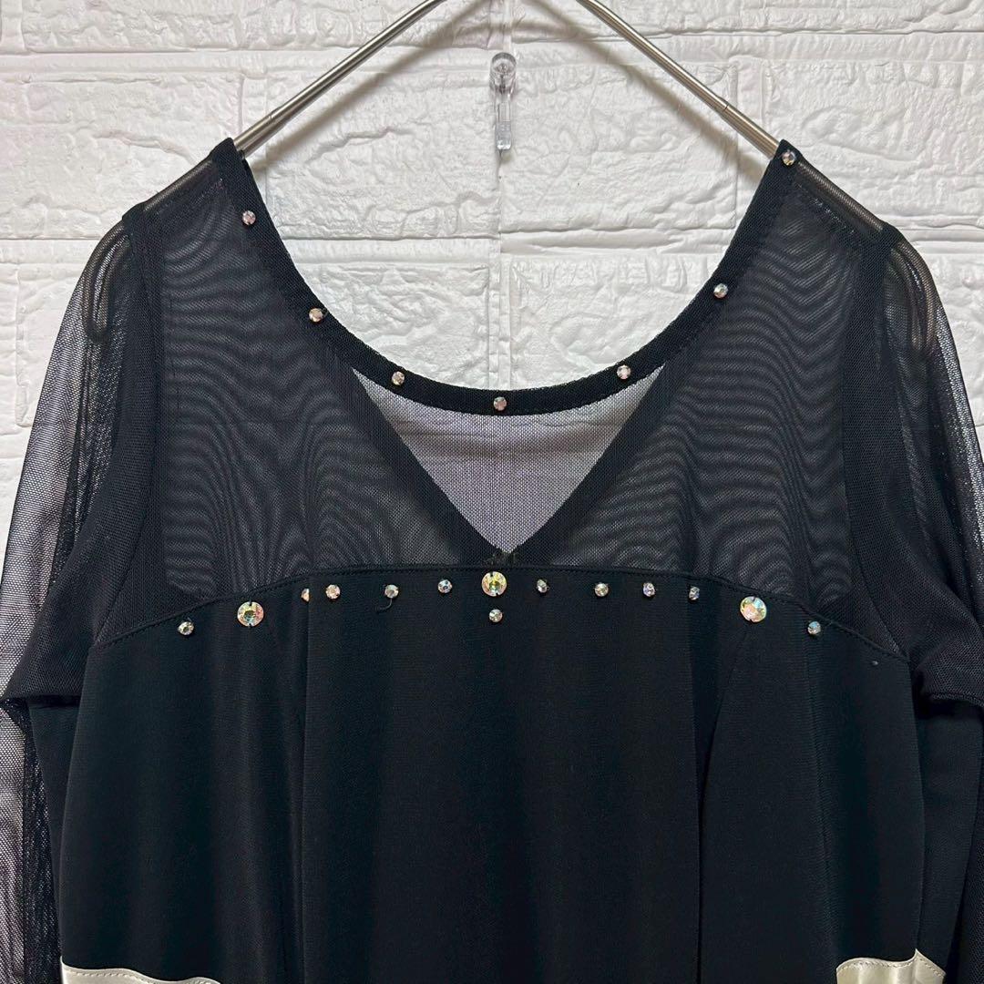 タカダンス　社交ダンスドレス　ロングワンピース　エレガント　ジャンティ　華やか