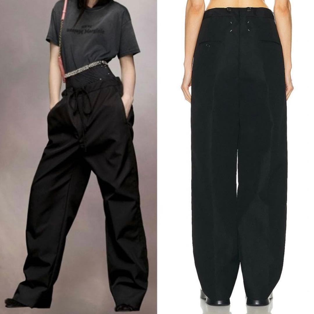 Maison Margiela 24SS ①⑩ ウエストタイ ワイドスラックス