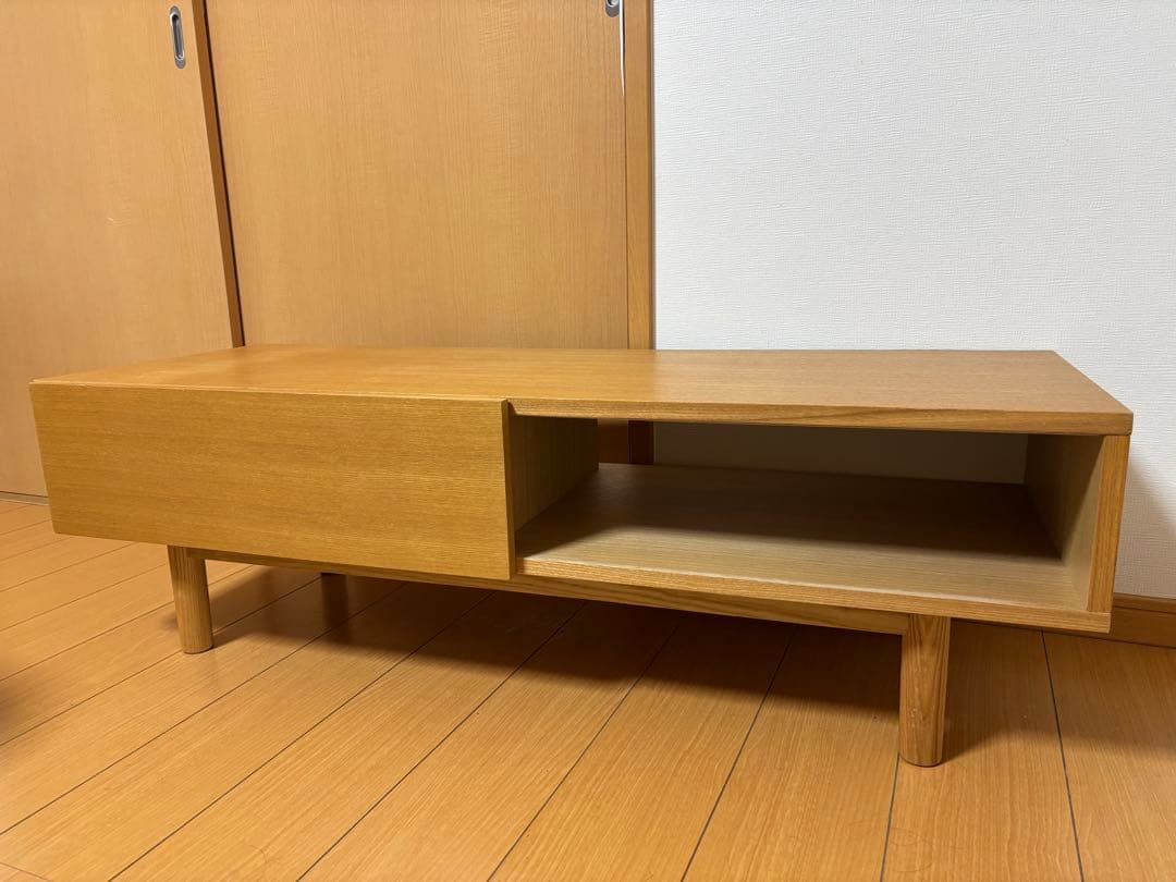 値下げ！入手困難　無印良品 テレビボード　タモ材120cm 天然木 MUJI