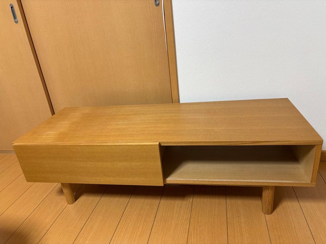 値下げ！入手困難　無印良品 テレビボード　タモ材120cm 天然木 MUJI